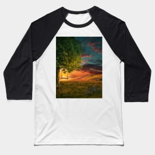 Tree Swing Baseball T-Shirt